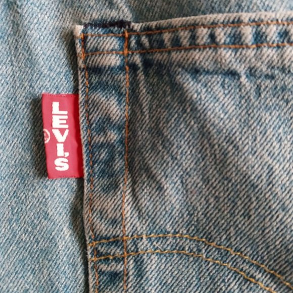 Levi's premium 501 button fly light wash Big E jeans - Picture 5 of 13